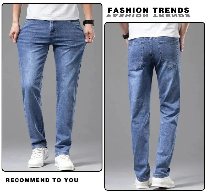 Men's Straight-Leg Stretch Jeans