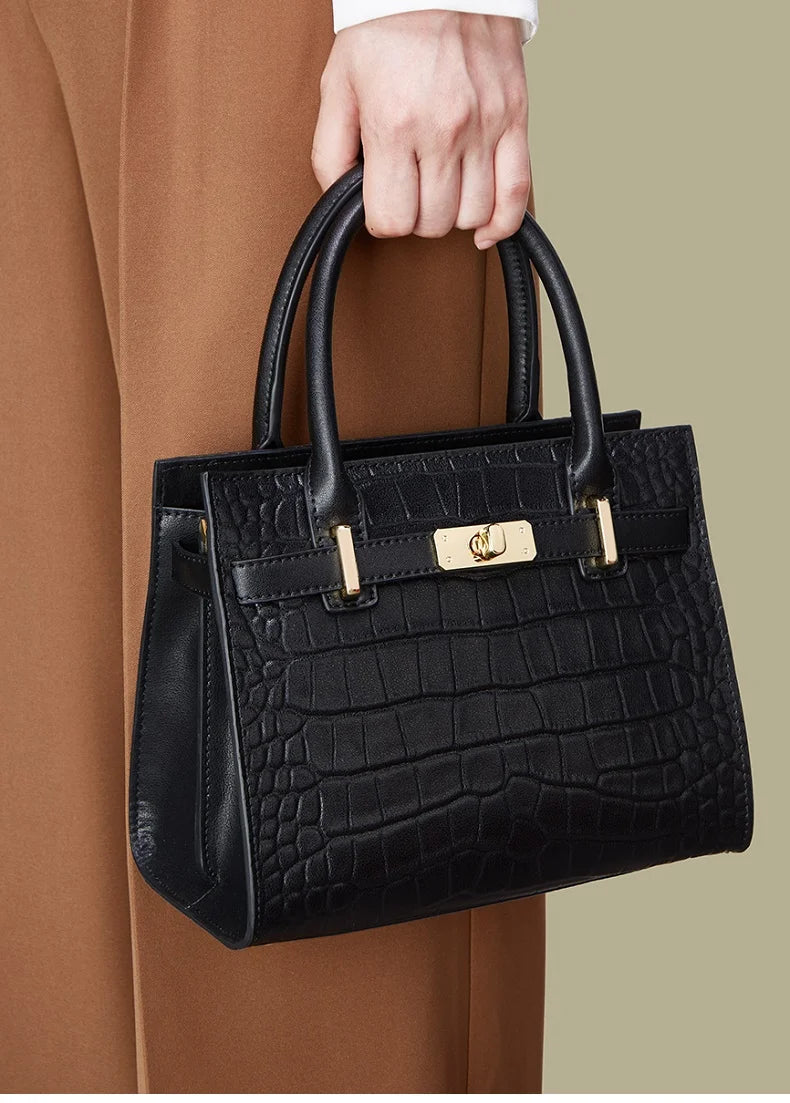 Hot ZOOLER Fashion Woman Bag Full Genuine Leather Shoulder Bags for Businesswomen Real Cow Handbags Purses Bolsa Feminina #wg383