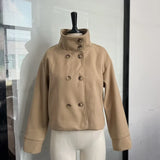 Women's Stand Collar Zip Jacket – Autumn/Winter