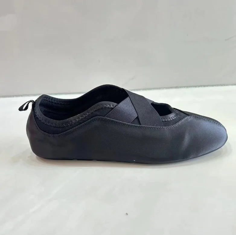 BUVAZIK Women's Satin Ballet Flats – Elegant Round Toe Slip-On