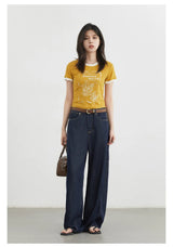 Women's High-Waist Wide Leg Denim Jeans | Relaxed Fit