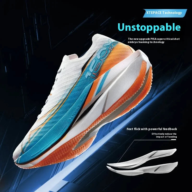 Xtep 160X 6.0 Men‘s Running Shoes Professional Marathon PB Carbon Plate  Cushioning Shock Absorption Sneakers 976319110057