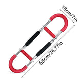 40KG u shape Hand Gripper Strengths Twister Arm Trainer Power Twister Bar Fitness Equipment for Men and Women Home Workout