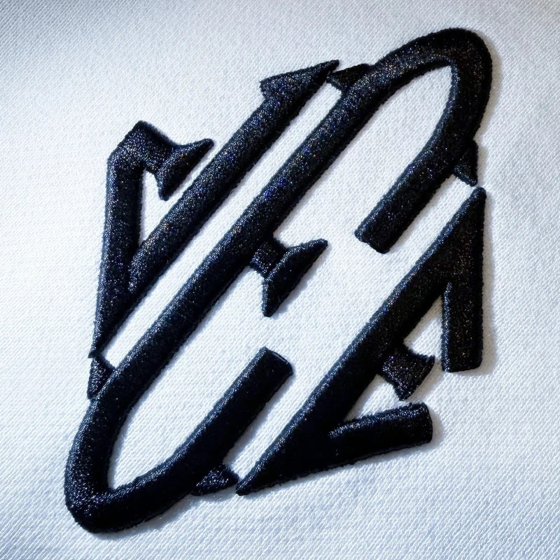 Y2K Retro 3D Embroidery Quarter-Zip