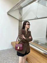 Women’s Genuine Leather Shoulder Bag 2025 Trend Brand Small Square Bags Luxury Designer Handbag Fashion Messenger BagsTofu Bags