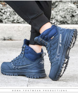 BONA 2023 New Designers Brand Winter Warm Boots Men Plush Nubuck Snow Boots Man High Quality High Top Boots Mansculino Sneakers