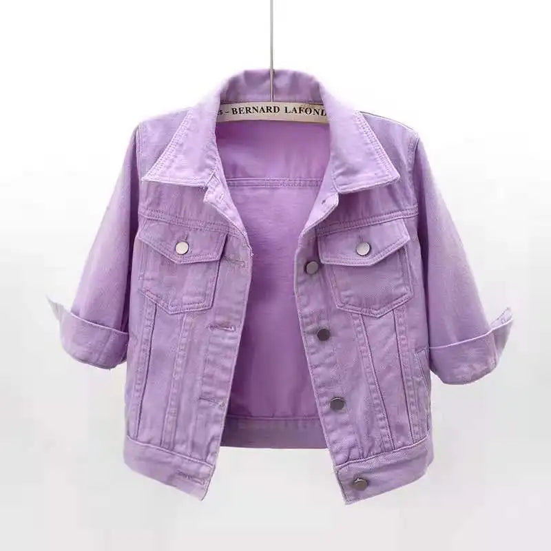 Women's Premium Cotton Denim Jacket