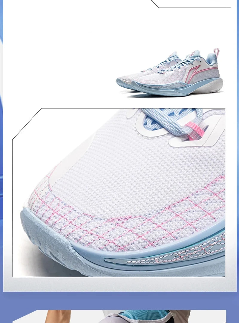 Li-Ning Men's SHINING 2 Professional Basketball Shoes LIGHT FOAM PLUS Breathable Cushion Wearable LiNing Sneakers ABAV009
