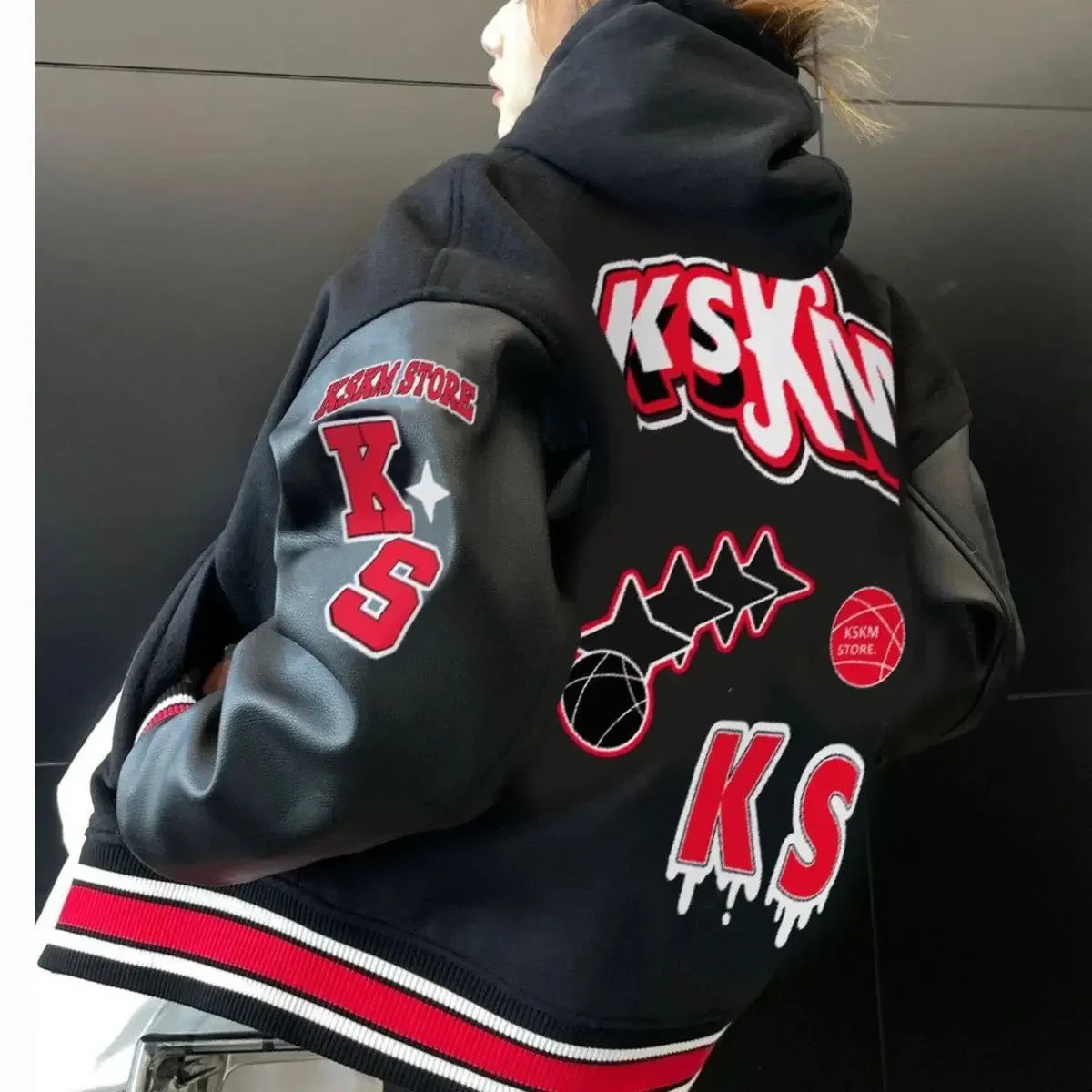 Trendy Embroidered Baseball Jacket