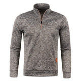 Men's Sweatshirts Half Zipper Pullover Male Long Sleeve Flleece Sweater Standcollar Snowflakes Hoodies Men Clothes