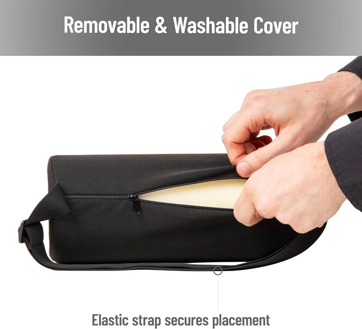 Ergonomic Memory Foam Lumbar Support Cushion