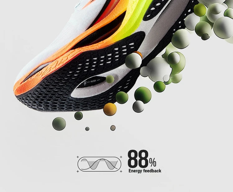 361 Degrees Flame 4.0 Men Running Shoes New Carbon Plate Racing Marathon Stable Rebound Traction Jogging Male Sneakers 672512205