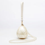 New Handbag Shoulder Crossbody Bag Special Shape Fashion Acrylic Shell Clutch Evening Bags Wedding Party Women Bead Luxury Brand