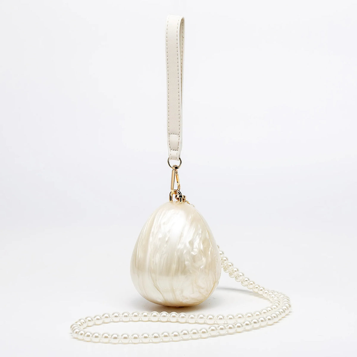 New Handbag Shoulder Crossbody Bag Special Shape Fashion Acrylic Shell Clutch Evening Bags Wedding Party Women Bead Luxury Brand