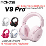 MCHOSE V9 Pro Gaming Wireless  Headset Surround Sound Headphones Noise Canceling Mic Low Latency Lightweight for PS5 PC SWITCH