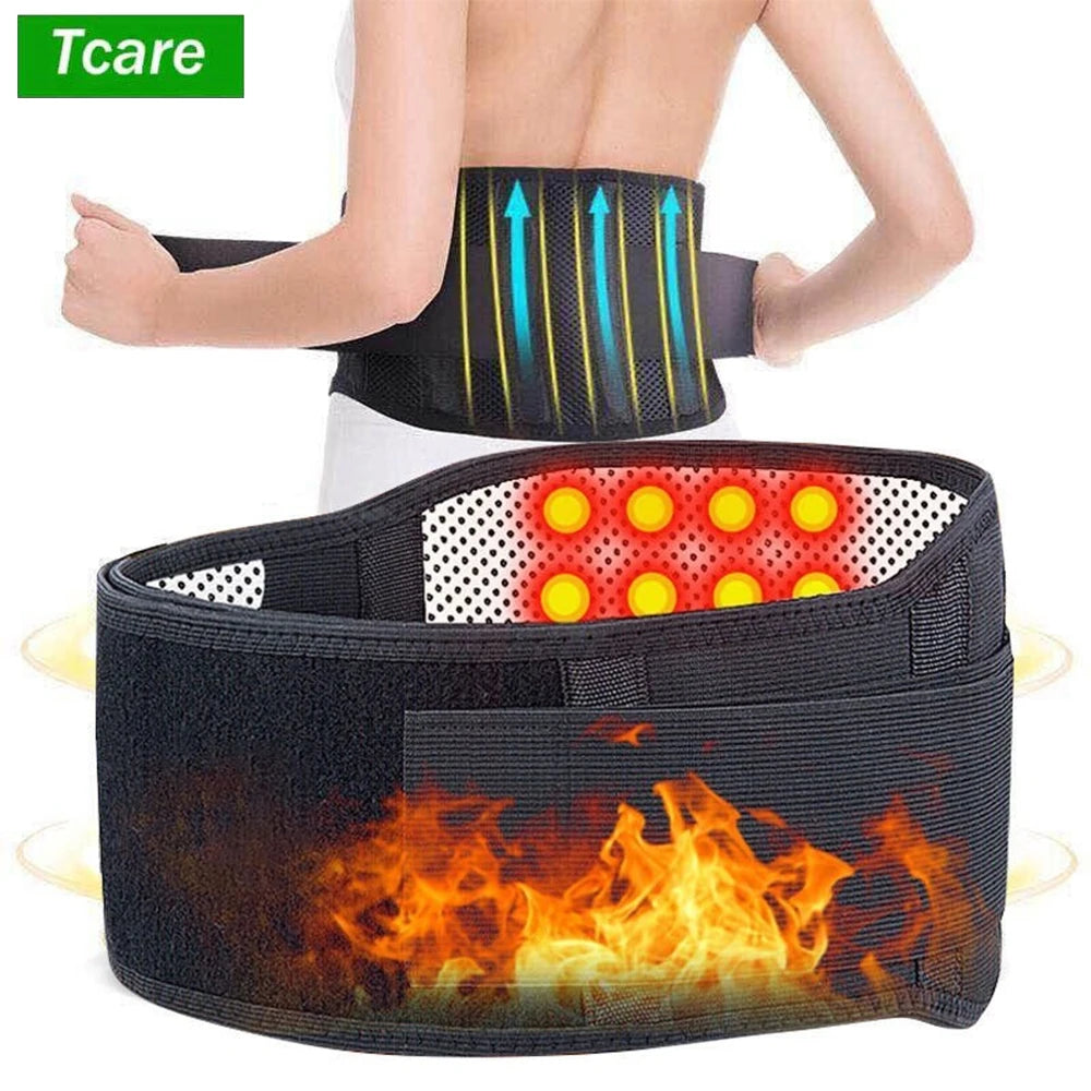 ComfortFit Adjustable Tourmaline Back Support & Lumbar Brace