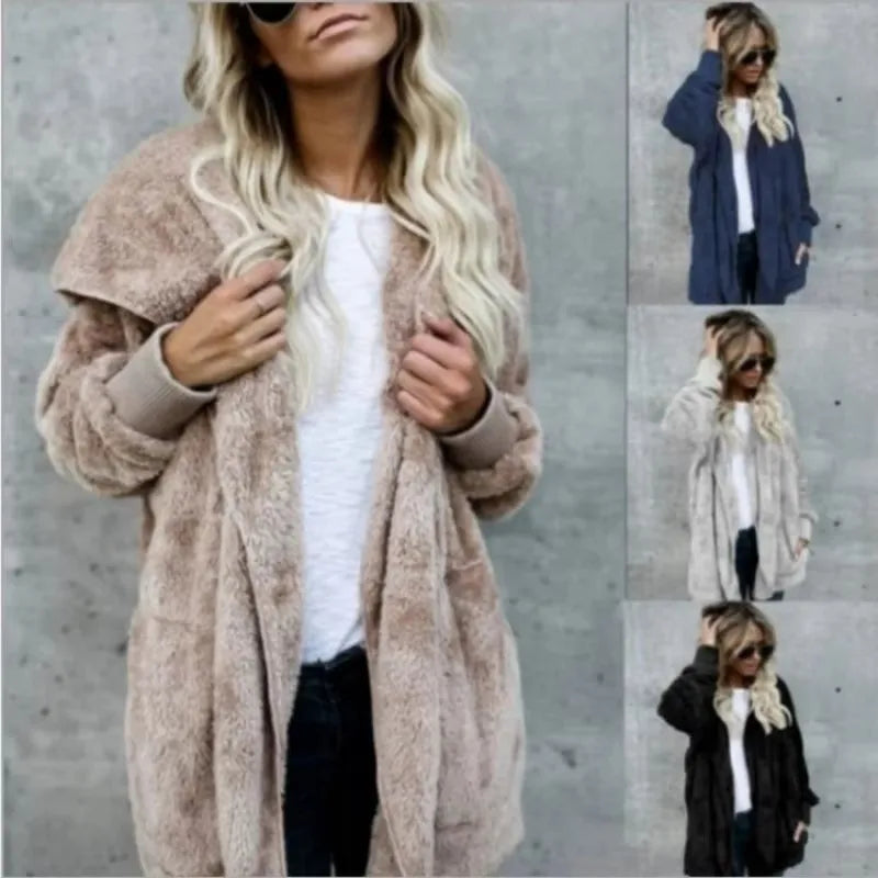 Reversible Fleece Longline Cardigan