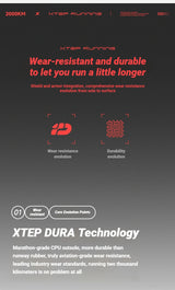 Xtep 2000km 5.0 Running Shoes Soft Universal Sneakers Cushion Durable Jogging Wear-Resistant Lightweight Shoes 874119110023