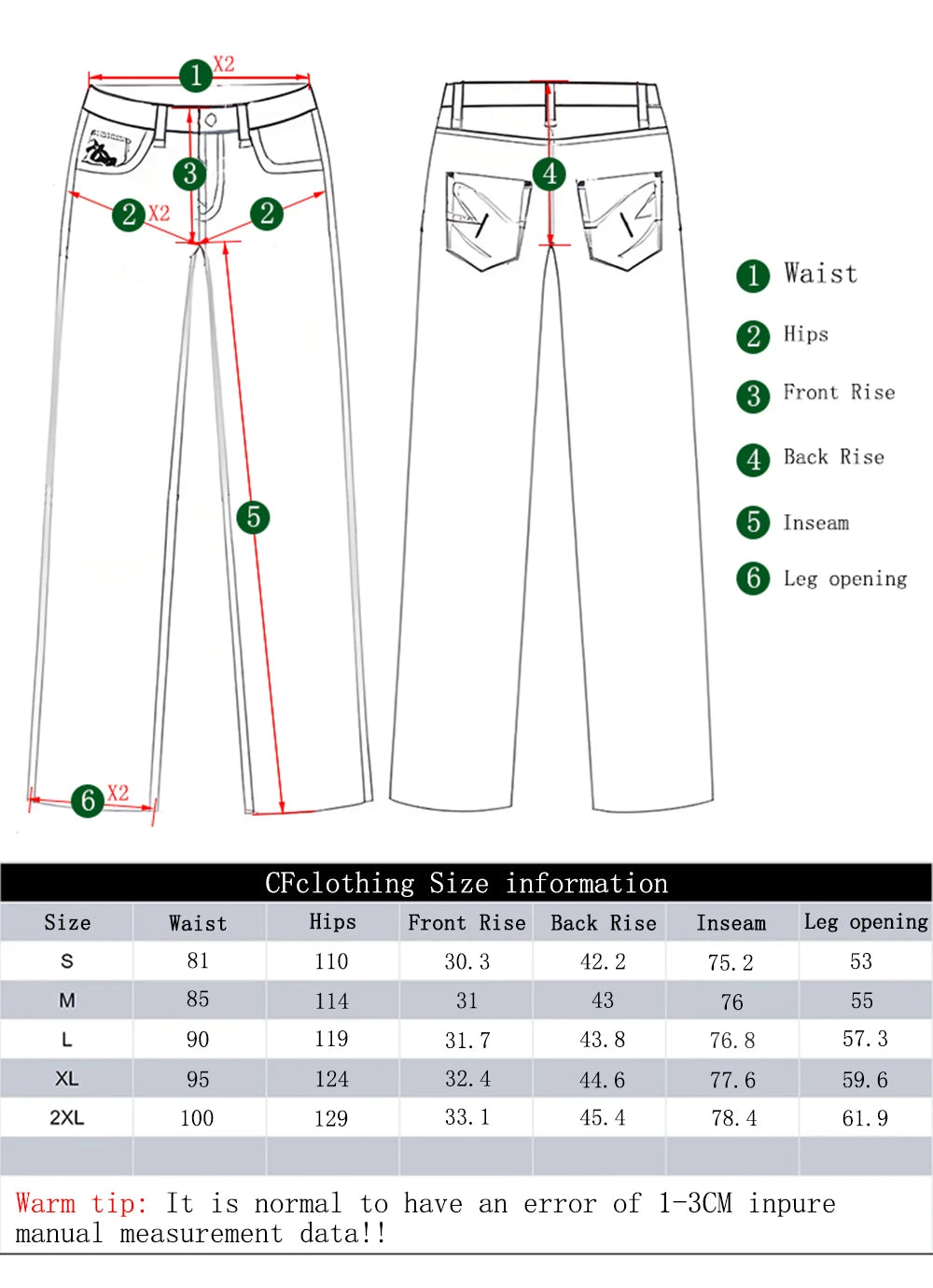Unisex Blue Wide-Leg Balloon Jeans