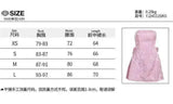 Townlike Women's Elegant Jacquard Backless Mini Dress - USA Made Chic