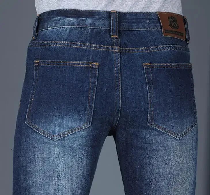 Men's Flared Jeans with Mid-Rise Waist