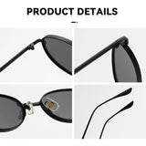 DDDLONG Fashion Small Round Retro Sunglasses Women Classical Vintage Punk Sun Glasses For Men Eyewear Outdoor Shades D609