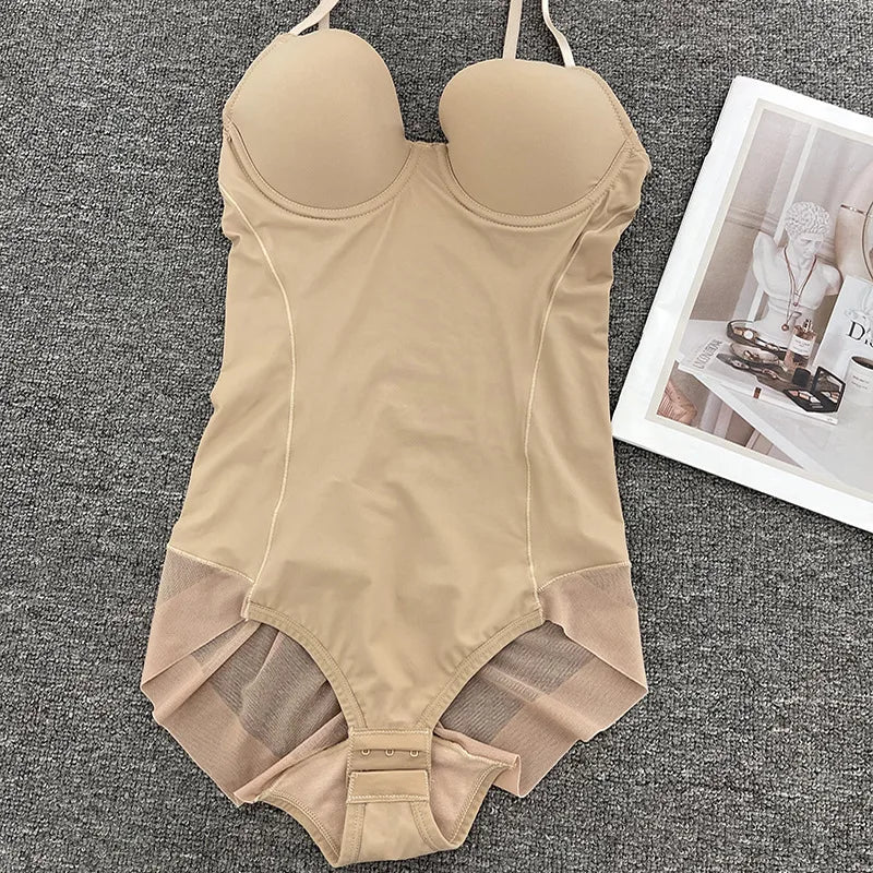 Women Shapewear Bodysuit Tight Slimming body Shaper Bodysuit with Bras