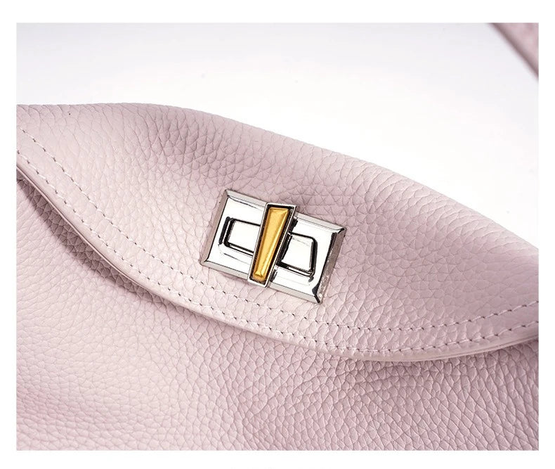 MOTINGSOME Spring Satchel Bag Luxury Designer Woman Genuine Leather Saddle Purse Shoulder Handbag 2026 New in Mini Tote