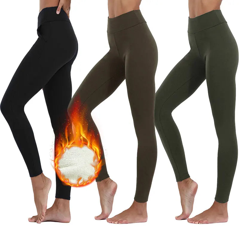 Women’s Fleece-Lined Thermal Yoga Pants
