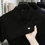 Men's Ice Silk Golf Polo Shirt – 10 Colors, M to 5XL