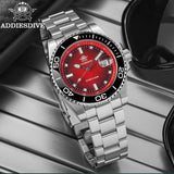 ADDIESDIVE 41mm Man Luxury Watch Japan 2115 Quartz Movement Watch Luminous 200m Waterproof 316L Stainless Steel Dive Watches