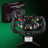 Technical Blocks Formula Racing Vehicle Steering Wheel Machine Creative MOC Building Block Toys Birthday Gifts for Adult 800+pcs
