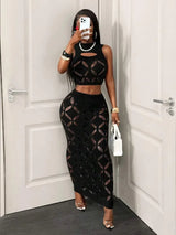 Women’s 2-Piece Mesh Ensemble