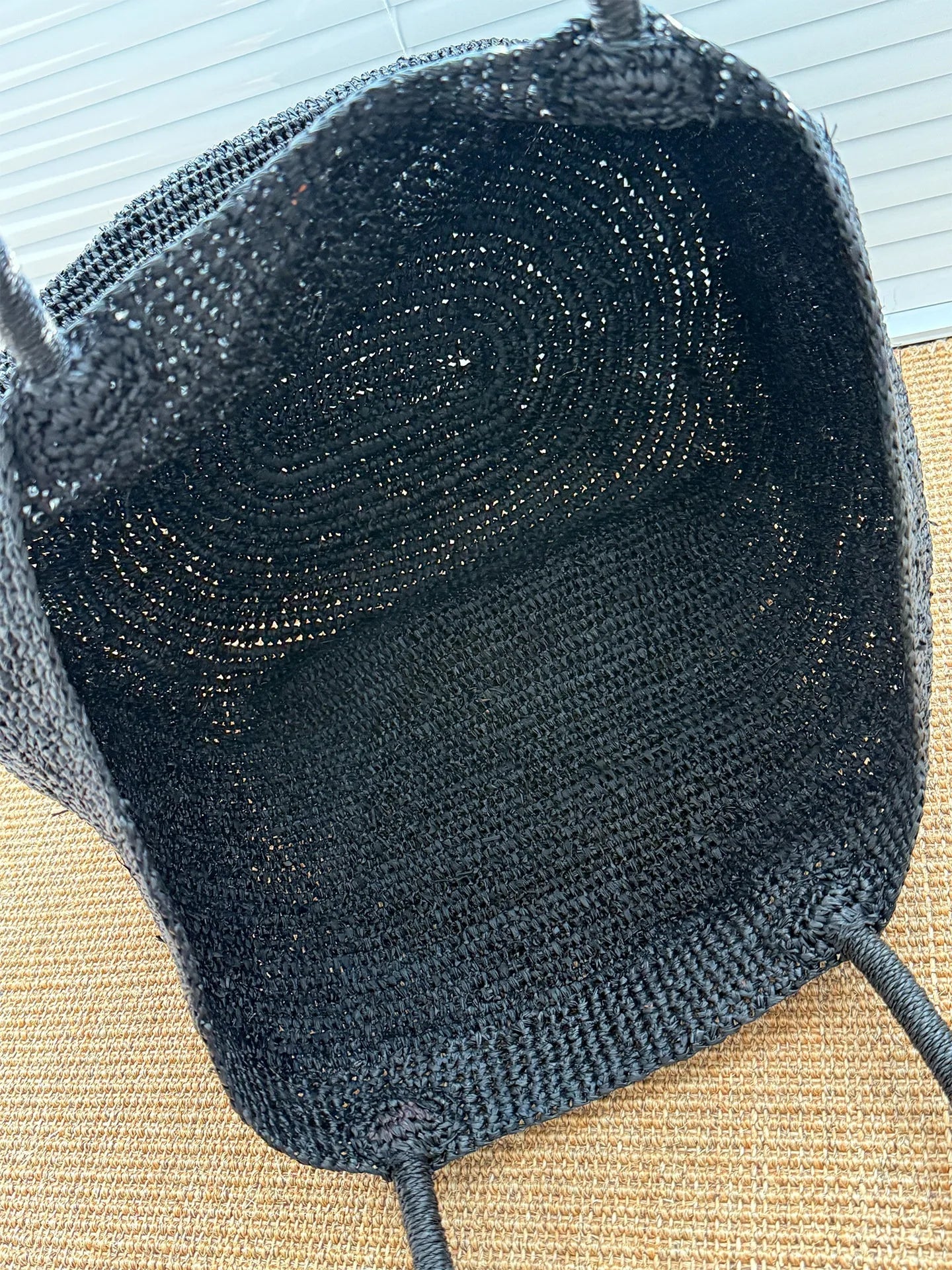 Large Handwoven Rattan Tote Bag for Women Natural Straw Beach Bag Purse Luxury Shoulder Bags Handbag Summer