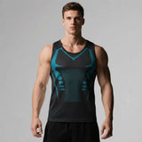 NEW Men Sports Compression Vest Body Shaper Slimming Compression Vest Basketball Gym Tight Undershirt