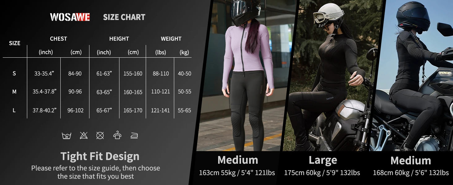 WOSAWE Women Motorcycle Jacket Downhill Motocross Motorbike Reflective Summer Biker Riding Clothing Apparel