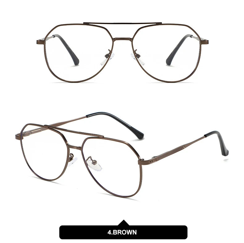 DDDLONG Retro Punk Fashion Pilot Photochromic Sunglasses Women Men Metal Eyeglasses Classic Vintage UV400 Outdoor Shades D679