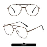 DDDLONG Retro Punk Fashion Pilot Photochromic Sunglasses Women Men Metal Eyeglasses Classic Vintage UV400 Outdoor Shades D679