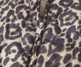 Casual Full-Zip Cotton Jacket – Autumn/Winter Fashion Coat with Curled Edge
