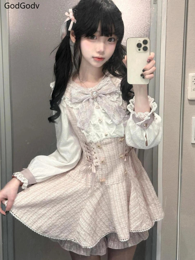 Kawaii Sweet Lolita Bow Dress