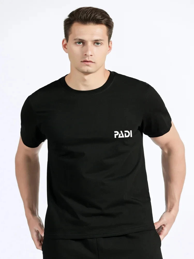 Men's Scuba Diving Cotton Crew Neck T-Shirt
