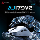 AJAZZ AJ179 V2 MAX Wireless Gaming E-Sport 1K Polling Rate Lightweight Design Ergonomic PAW3311 Sensor