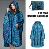 Waterproof Hooded Rain Poncho – Lightweight & Stylish