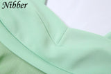 Elegant Ruffle Backless Summer Dress