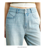 Women's Soft Denim Mid-Rise Wide-Leg Jeans