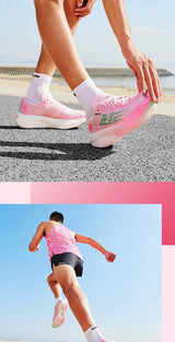 QIAODAN Feiying PB4.0 Full Palm Carbon Plate Running Shoes Men's 2026 Shock Breathable Marathon Sports Sneakers BM23240299