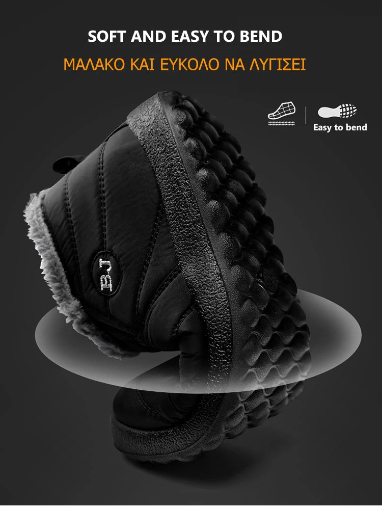 Lightweight Winter Fleece-Lined Sneakers