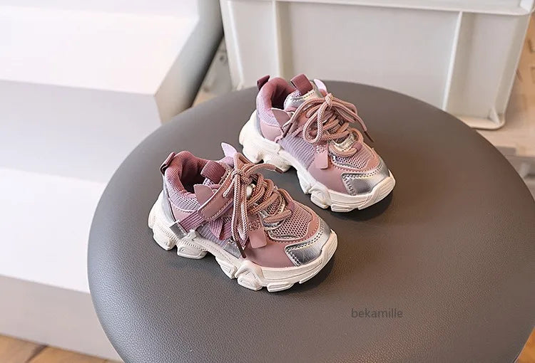 Kids’ Autumn Colorful Casual Sneakers