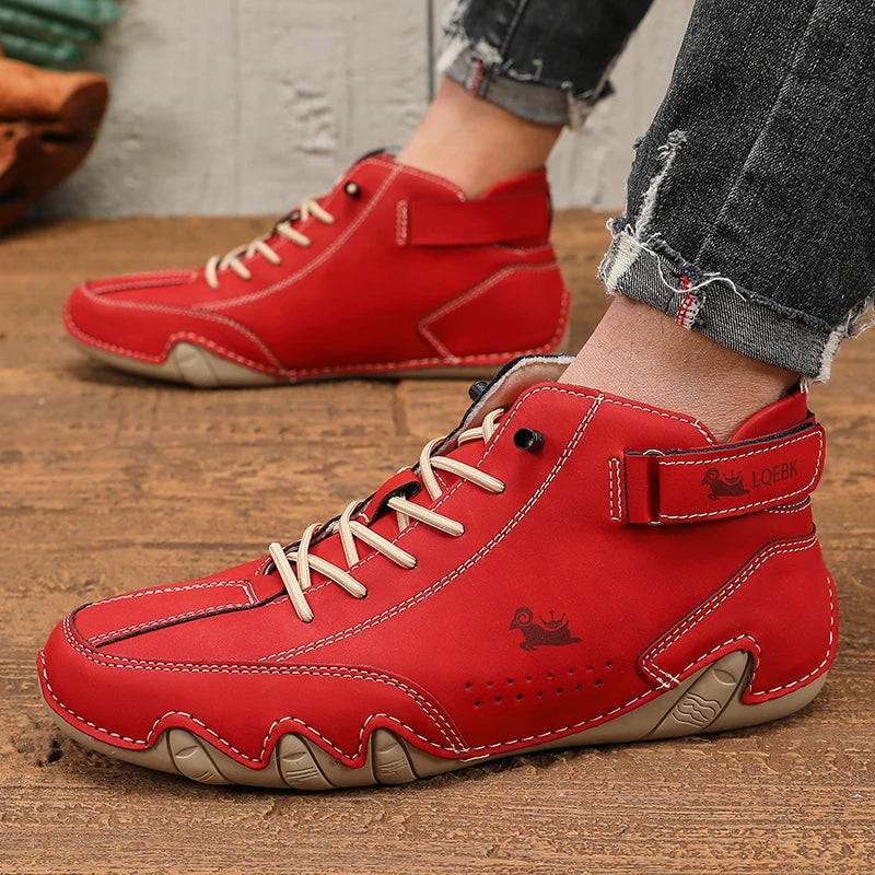 Men's Slip-On Casual Shoes with Rubber Sole
