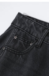 Amii casual Women's jeans 2025 Autumn new minimalist retro Women pants versatile loose cotton wide-leg trousers ladies 12553096